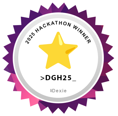 Dexie Hackathon Badge
