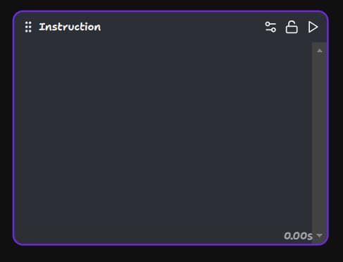 Instructions Component